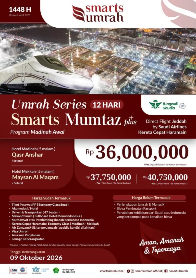 Umrah Series12 HARI Smarts Mumtaz plus